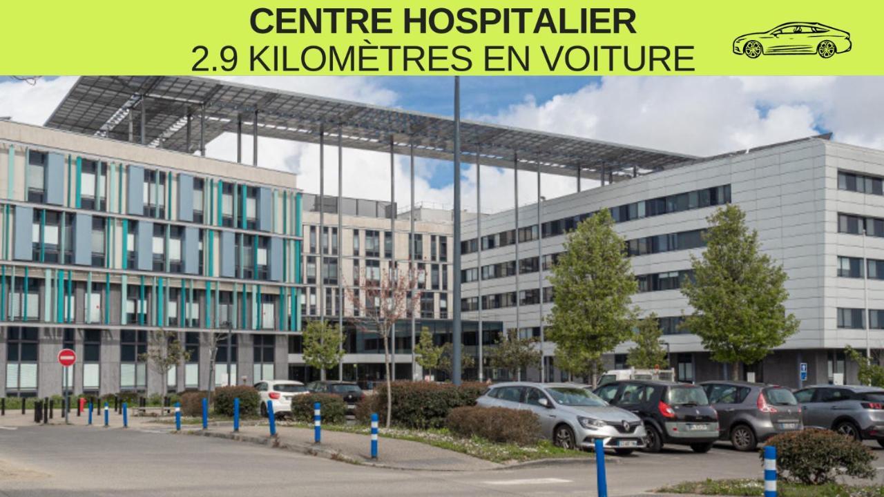 St Nazaire - L'Art Deco - Stationnement Gratuit - Centre Ville - Wifi Fibre Сен-Назер Экстерьер фото